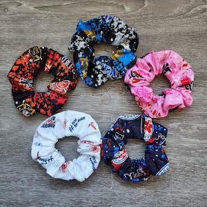 Support the Line Scrunchie/Firefighter Scrunchie/Police Scrunchie/Nurse Scrunchie/EMS Scrunchie/First Responders Scrunchie