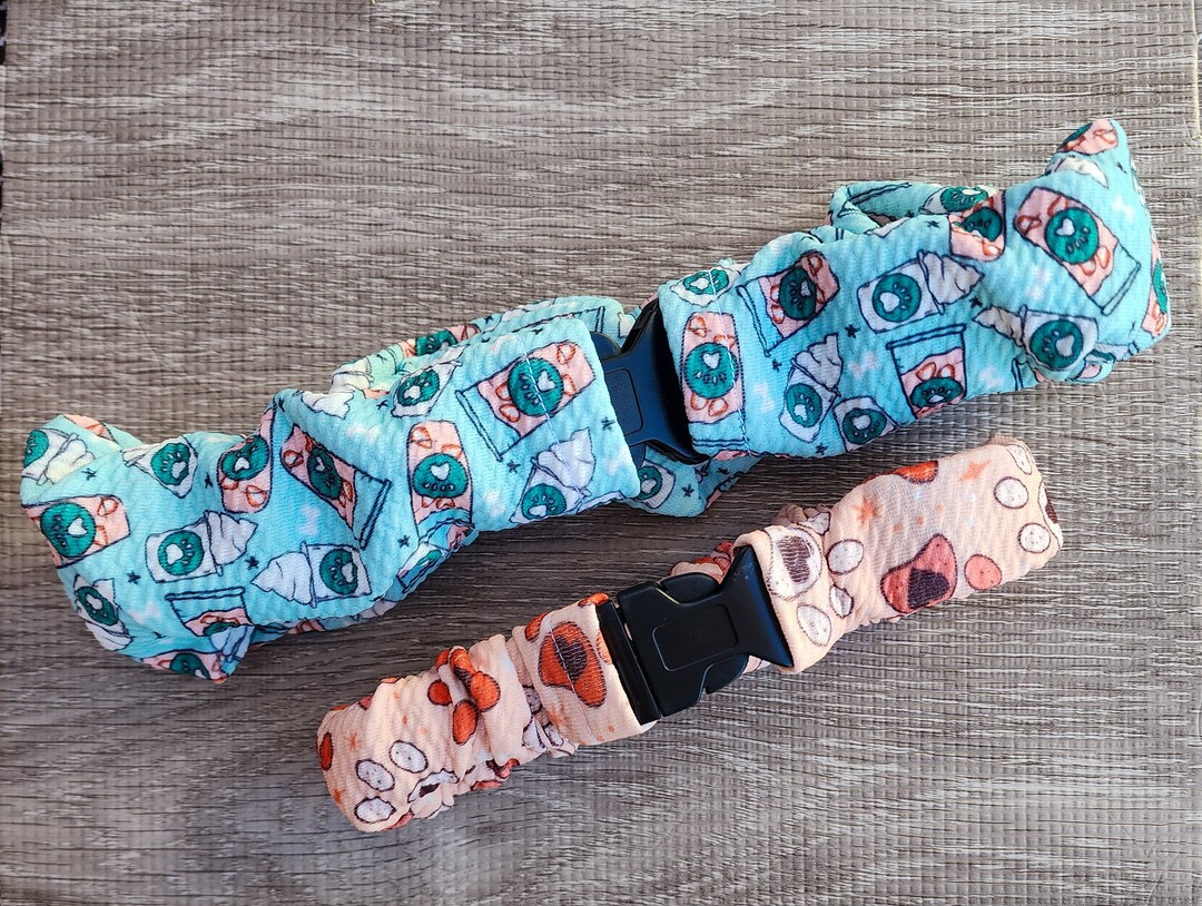 Dog Collar Cover/dog Scrunchie Collar/dog Ruffle Collar/custom Dog