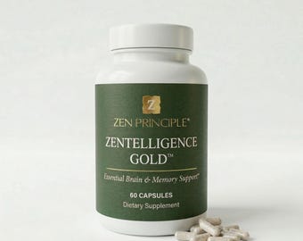 Zentelligence™ Gold Brain Supplement – Memory, Focus & Mental Clarity.
