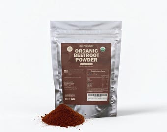 Organic Beetroot Powder. USDA Certified Organic.