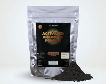 Hardwood Activated Charcoal Powder. USA. Whitens Teeth, Rejuvenates Skin, Hair. Supports Better Digestion.