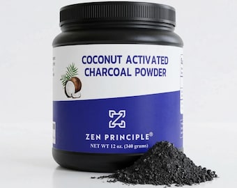 Coconut Activated Charcoal Powder. Whitens Teeth, Rejuvenates Skin and Hair. Supports Better Digestion.