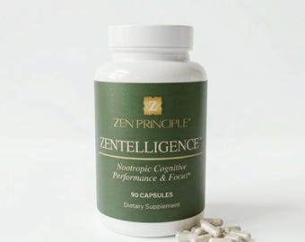 Zentelligence™ 9-in-1 Formula. Ultra-Focus Nootropic Supplement for Students and Professionals | Energy, Memory & Stress Support