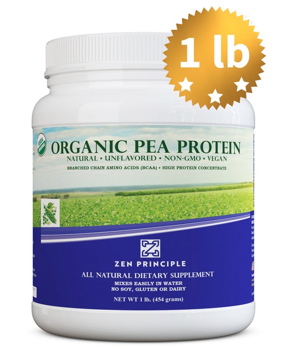 USDA Organic Pea Protein Powder. Only from USA Canada Grown Etsy