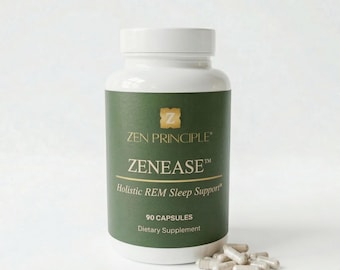 Zenease™ Sleep Supports Supplement with Magnesium Glycinate, Ashwagandha KSM-66®, Saffron, L-Theanine & GABA