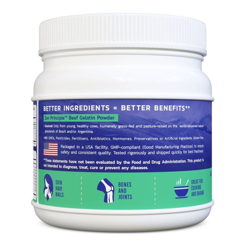 GrassFed Gelatin Powder1.5 lb and 3 lb. AntiAging Protein Etsy