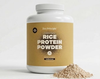 Organic Brown Rice Protein 6 LB. USDA Certified Organic. Unflavored. Non-GMO. No Soy, Gluten or Dairy. Natural.