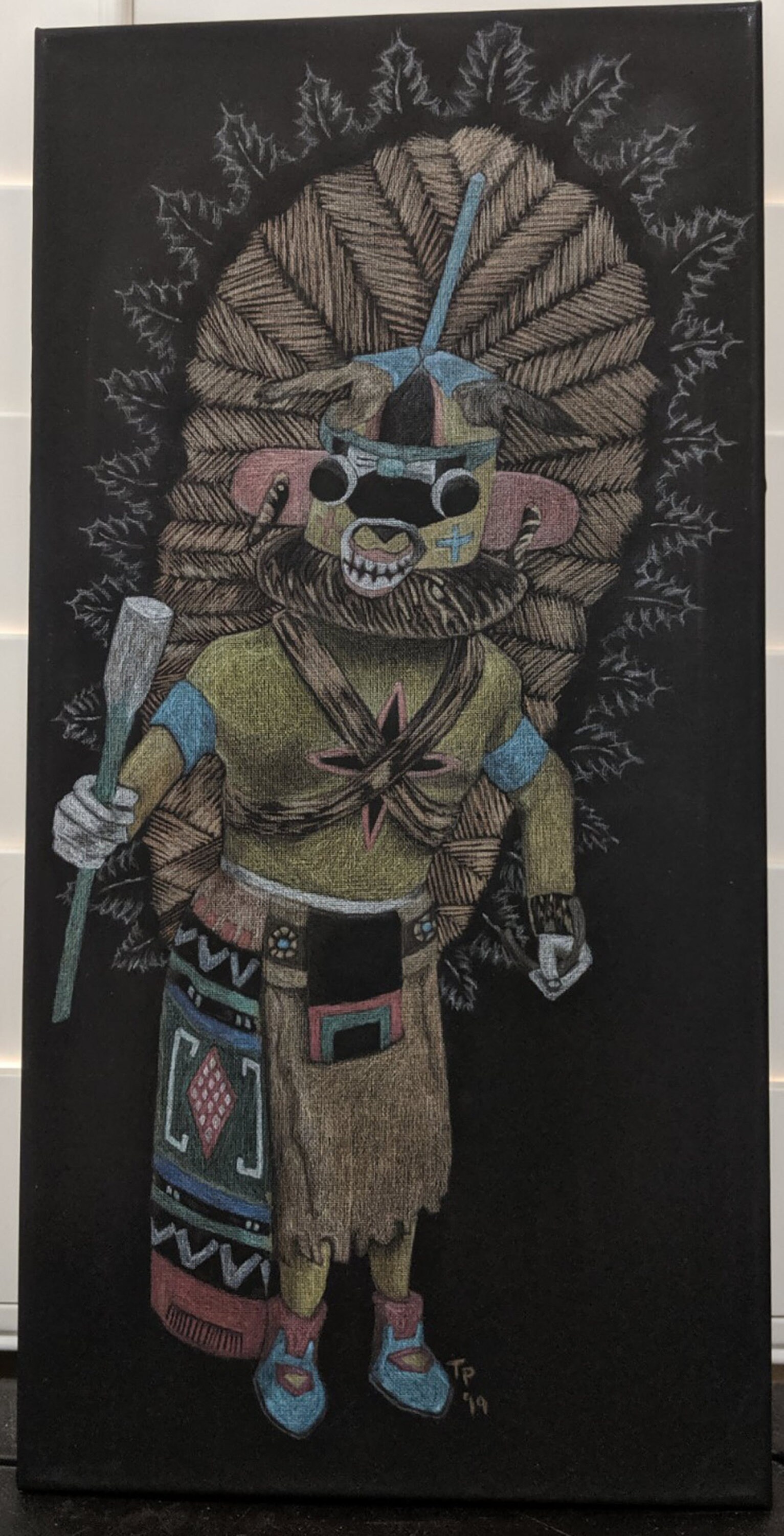 Hopi Kachina Drawing Etsy