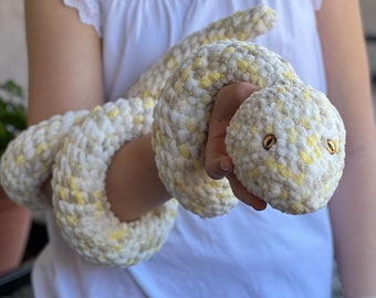 Stuffed snake plushy, squishy toy snake,