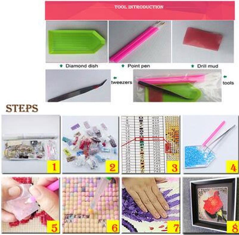 5D Diamond Painting Crystal Sticker Diyjia landscape Painting