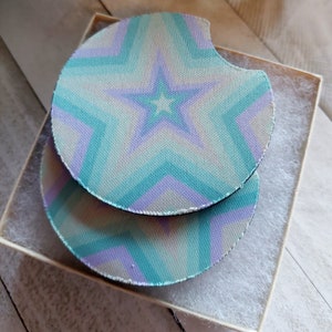 Car coasters, Cute Car Accessories, Set of 2 Coasters, Retro Car Coasters, Car Decor, Coasters, Gift for Girlfriend