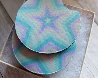 Car coasters, Cute Car Accessories, Set of 2 Coasters, Retro Car Coasters, Car Decor, Coasters, Gift for Girlfriend