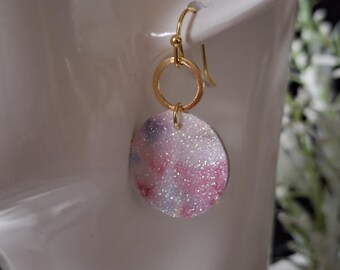 Boucles d'oreilles en cuir de Pâques, Boucles d'oreilles en cuir scintillant, Boucles d'oreilles légères, Boucles d'oreilles boutique, Cuir véritable, Pendentifs, Cadeau pour elle, Pâques