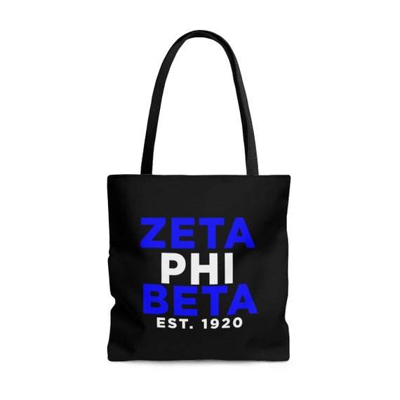zeta phi beta tote bags