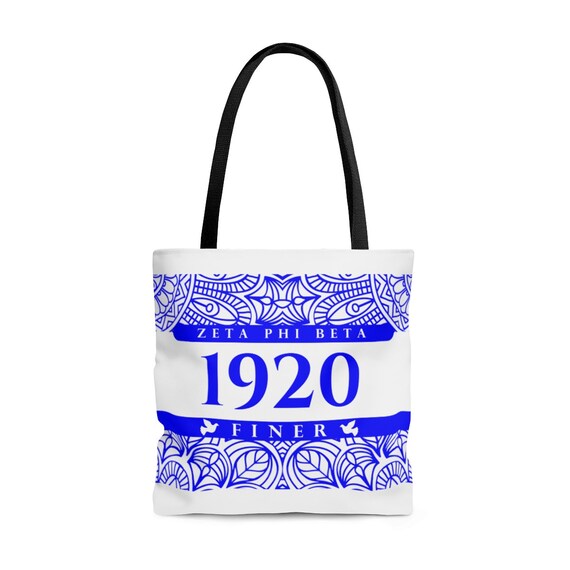zeta phi beta tote bags