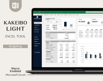 KAKEIBO LiGHT – Excel Home Budgeting Tool