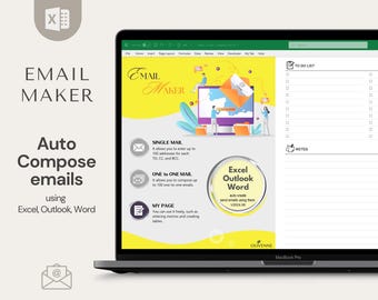EMAIL MAKER – Auto compose and send emails tool, E1