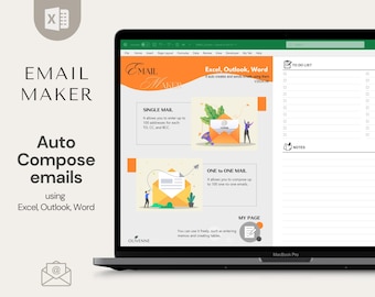 EMAIL MAKER – Auto compose and send emails tool, E3