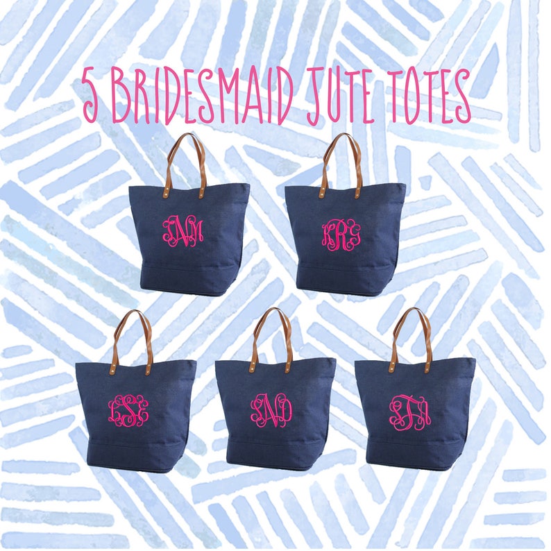bridal party totes