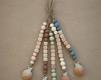 Personalized  Pacifier Neutral Clip