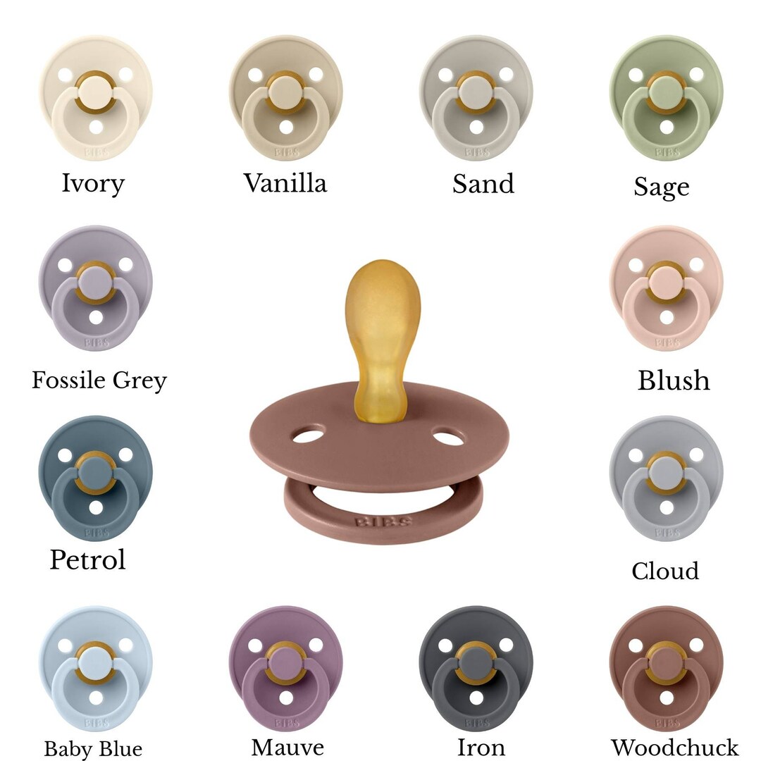 BIBS Symmetrical Soother BIBS Dummy BIBS Pacifier Made in Etsy