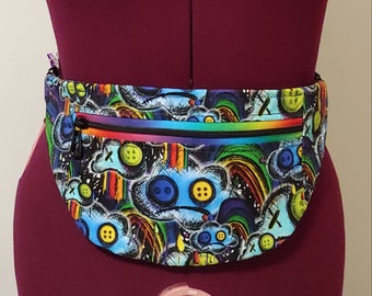 Fanny Pack, Fanny Pack pour elle, Rainbow Fanny Pack, Rainbow Bag, Bum Bag, Fanny Bag, Waistbag, Rave Bag, Biking Bag, Running Bag