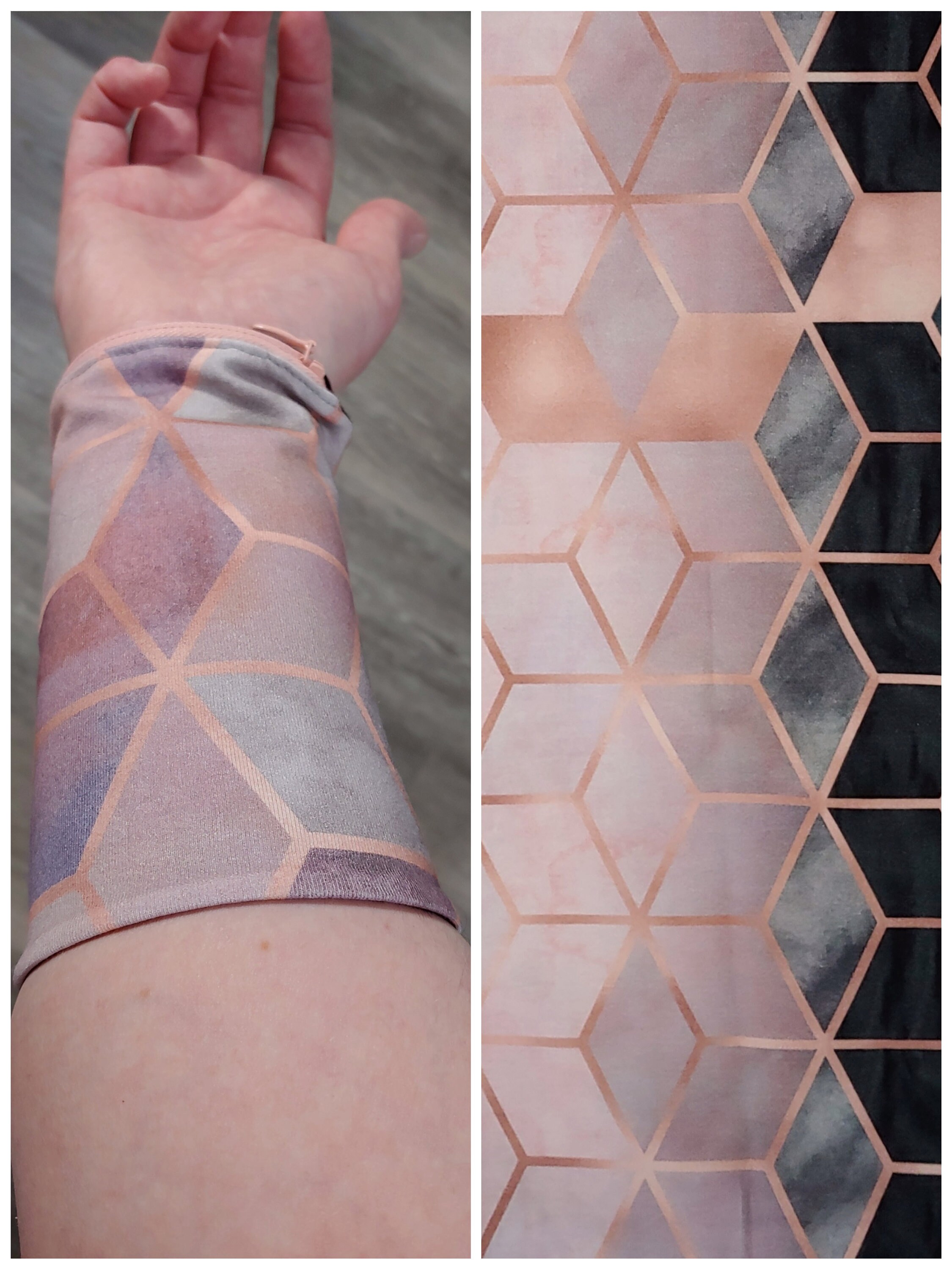 Custom Wrist Wallet, Wrist Wallet, Gym Wallet, Ring Holder, Gear, Bokeh, Floral, Geo