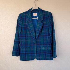 Vintage Pendleton karierte Jacke aus Wolle Bild 13