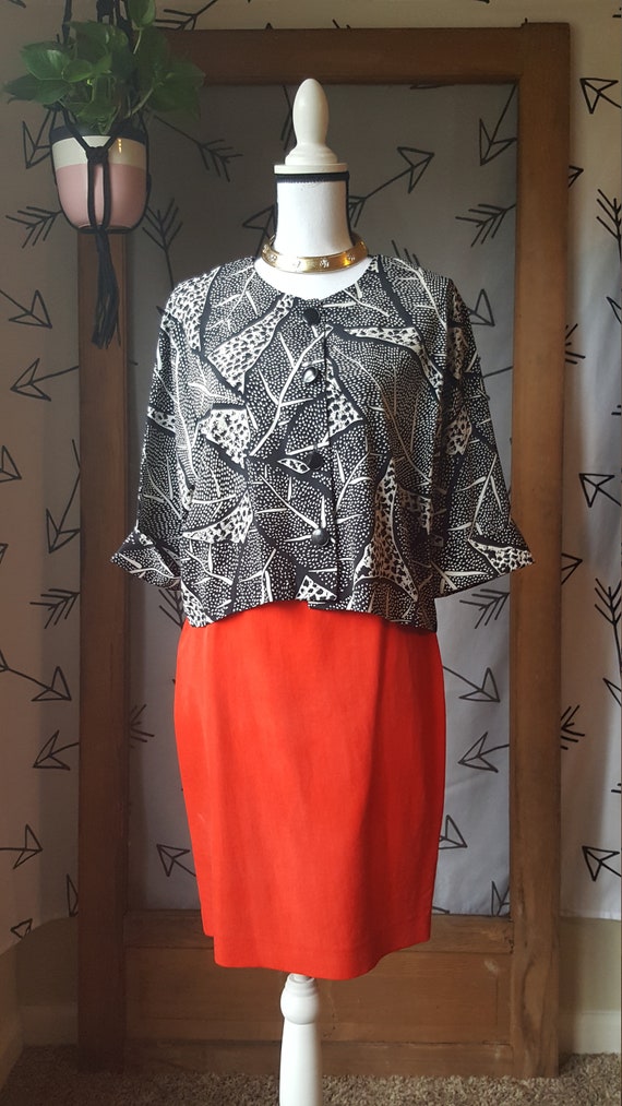 vintage 1980s John Roberts button top