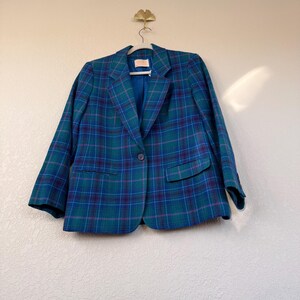 Vintage Pendleton karierte Jacke aus Wolle Bild 10