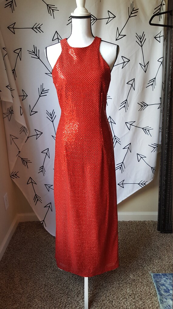 Red Sequin All that Jazz dress