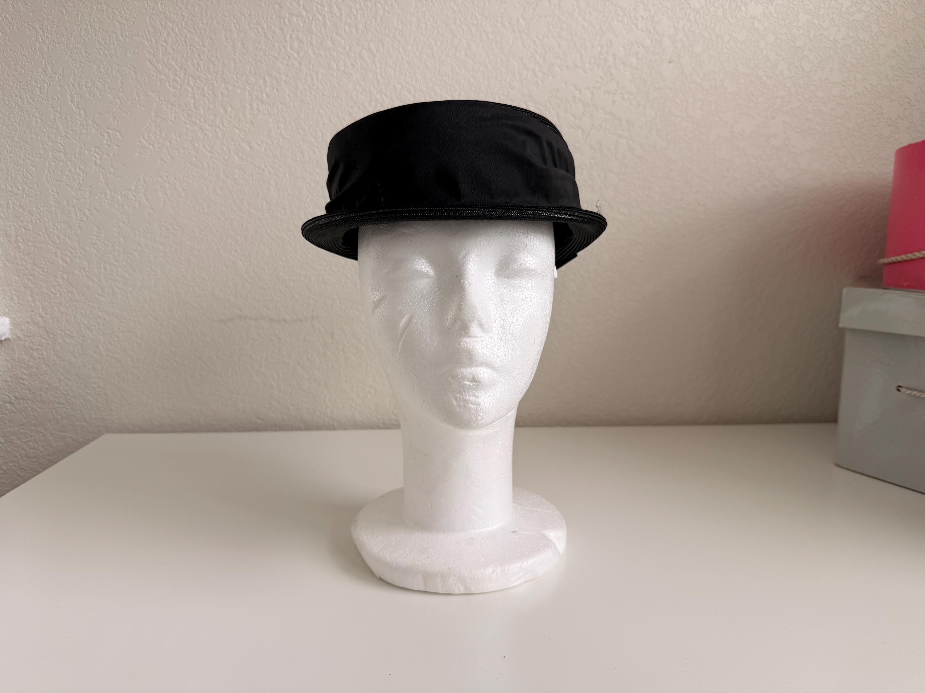 Authenyic Vintage 1940s Straw Pillbox Hat - Etsy