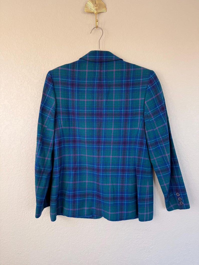 Vintage Pendleton karierte Jacke aus Wolle Bild 9