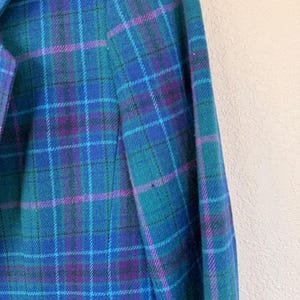 Vintage Pendleton karierte Jacke aus Wolle Bild 12