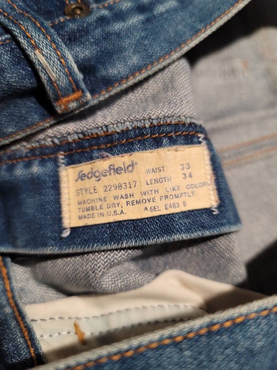 Vintage 70s Sedgefield cut-off jean shorts - image 4