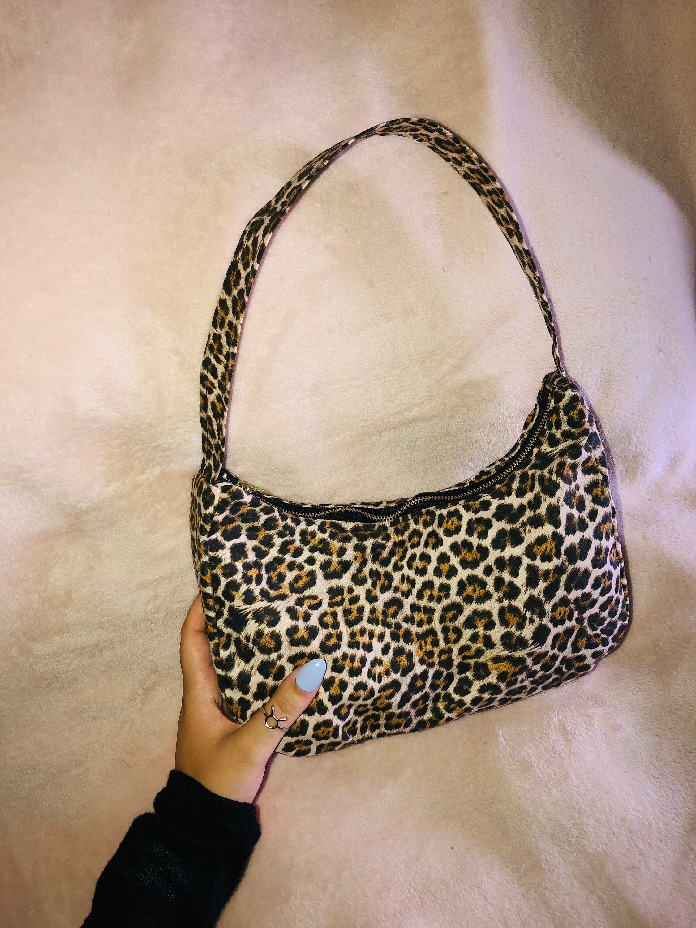 Leopard print over shoulder bag outlet