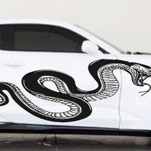 Snake Large Auto Accent Decal | Snake Car Decal | Vinyl Car Truck Wall Decals | Cobra | Mother's Day Gift | Birthday Gift| Father's Day Gift