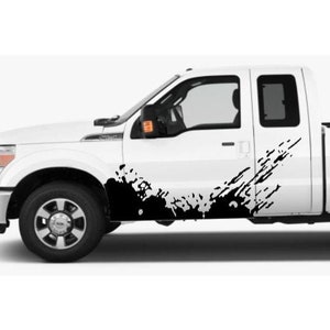 Splash Decal for Side of Vehicle, Splash Sticker for Side of Vehicle, Mudding Decal, Car Side Decal, Vehicle Side Sticker, Sick Car Decal