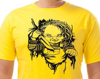 Chucky T-shirt, Chucky Tee, Chucky Shirt, Halloween T-shirt, Horror T-shirt,  Horror Tee,    USAVinyls
