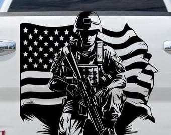 American Soldier Decal, Army Decal | USAVinyls