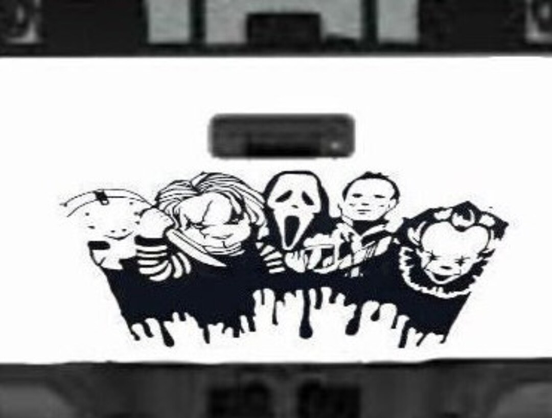 Chucky Jason Michael Scream Pennywise Decal, Chucky Jason Michael