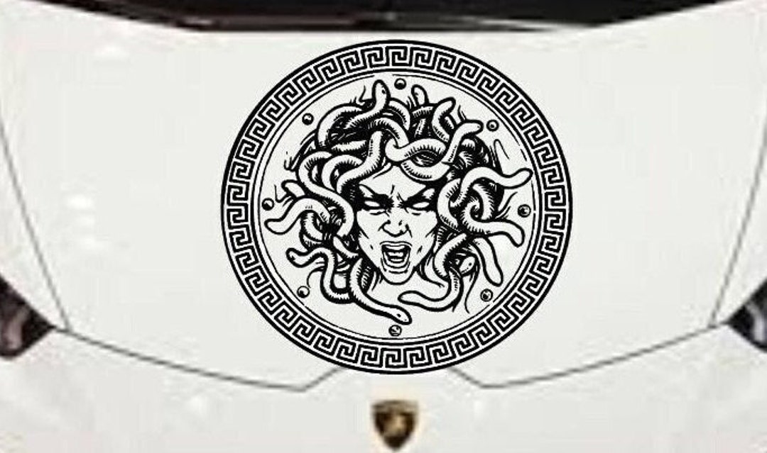 Medusa Decal, Medusa Sticker, Medusa Auto Graphic, Medusa Hood Decal