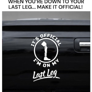 Amputation Awareness Vinyl Decal, Amputee Pride Sticker