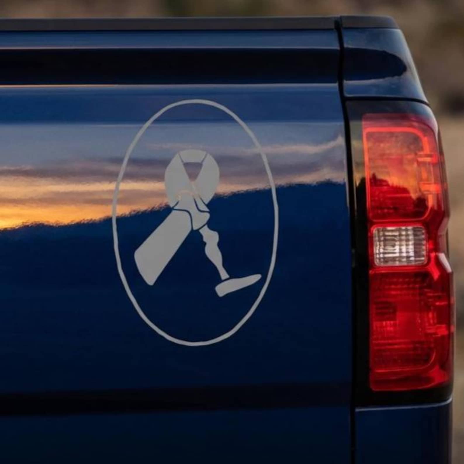 Amputee Awareness Ribbon Decal, Customized - Etsy