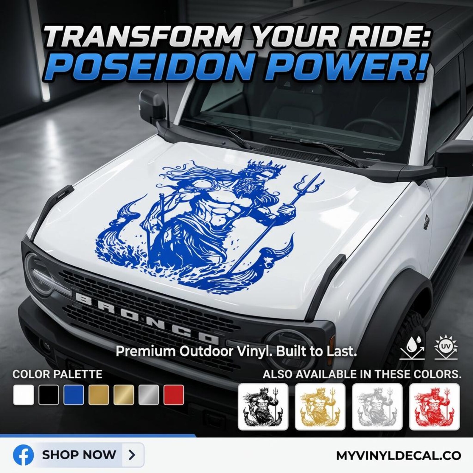 Poseidon Sticker Poseidon Decal, Poseidon Sticker - Etsy