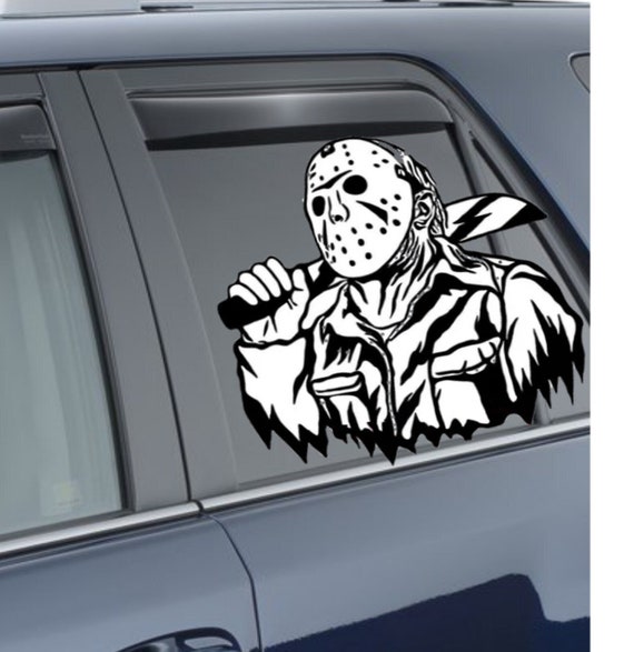 Jason Voorhees Decals Jason Voorhees Halloween Halloween Etsy