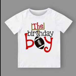 Football Birthday Boy Shirt