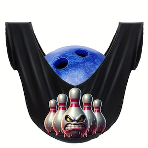Customized Bowling Ball Polisher Bags/ Bowling Seesaw Carrier Pouch/ Bowling Cleaner
