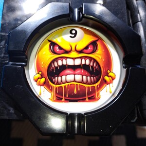 Angry 8 Ball Ashtray - Etsy