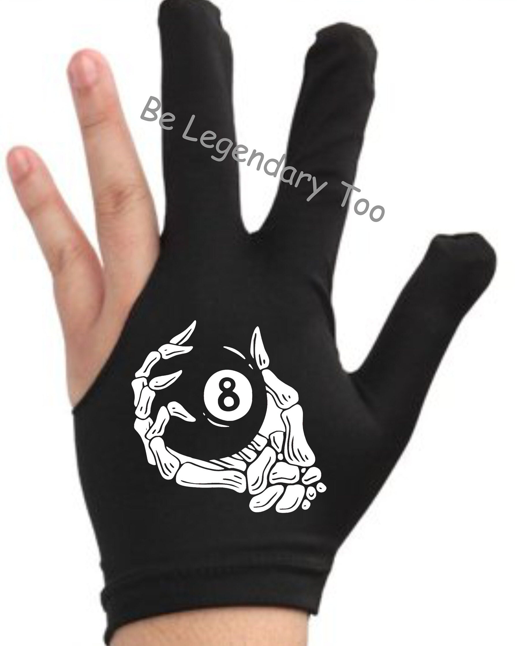 Skeleton Hand Billiards Glove